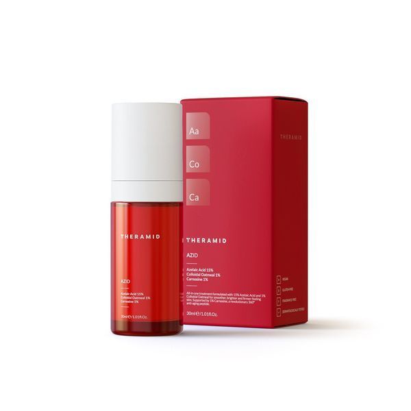 Концентрована сироватка з азелаїновою кислотою / Theramid Azelaic Acid 15% (30 мл) 62 фото