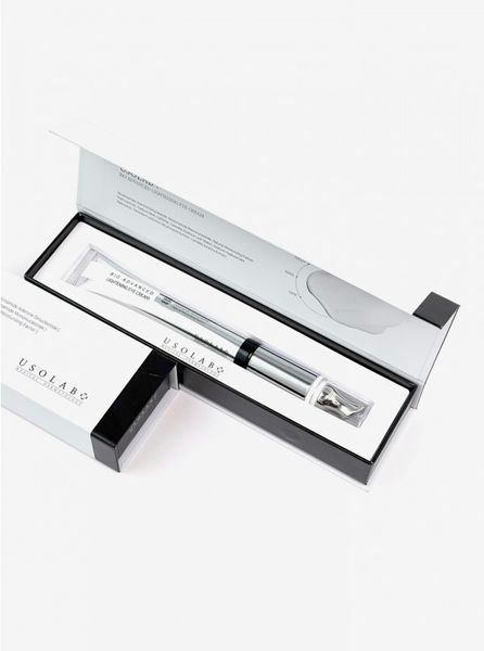 Крем для шкіри навколо очей від темних кіл та набряків / USOLAB Bio Advanced Lightening Eye Cream (25 мл.) 312 фото