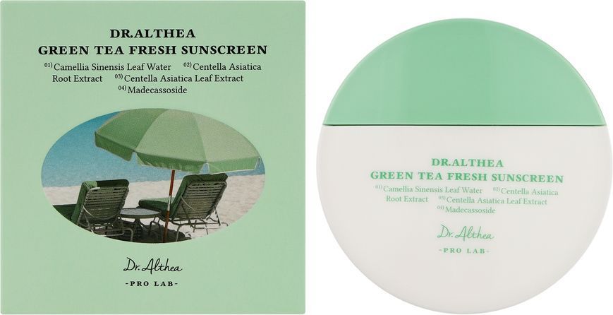 Сонцезахисний крем Dr. Althea Green Tea Fresh Sunscreen 464 фото