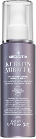 Розгладжуючий термозахисний спрей / Medavita Keratin Miracle Smoothing Thermo Defence Spray (50 мл) 144 фото